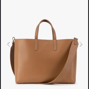 Calpack Haven Laptop Tote Bag in Toffee